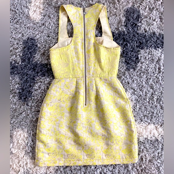 Urban Outfitters- Kimchi Blue jacquard/metallic mini dress size 0 - Picture 2 of 4